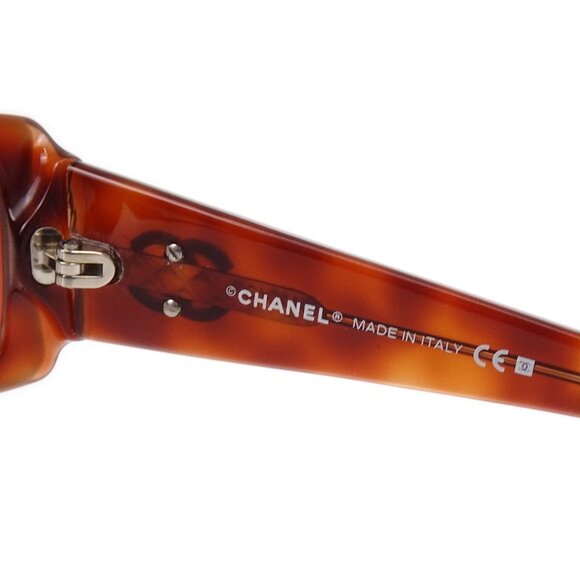 Chanel Sunglasses Eyewear Brown Small Good - Picture 4 of 6